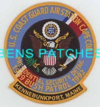 COAST GUARD,MAINE,KENNEBUNKPORT,AIR STATION CAPE COD,PRESIDENTIAL SECURITY DETAIL 1989 BUSH PATROL 1992 1